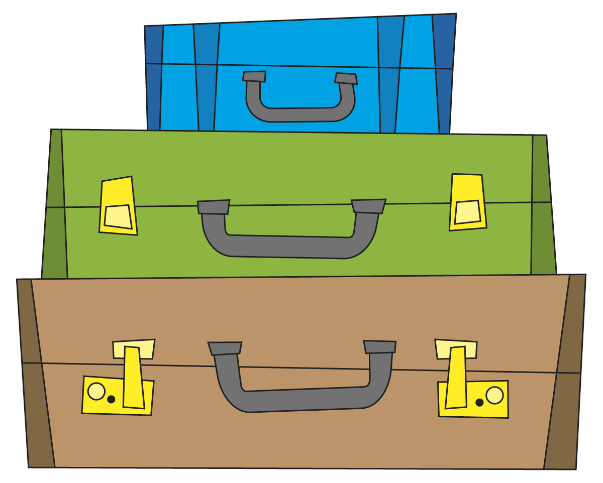 Detail Free Suitcase Clip Art Nomer 20