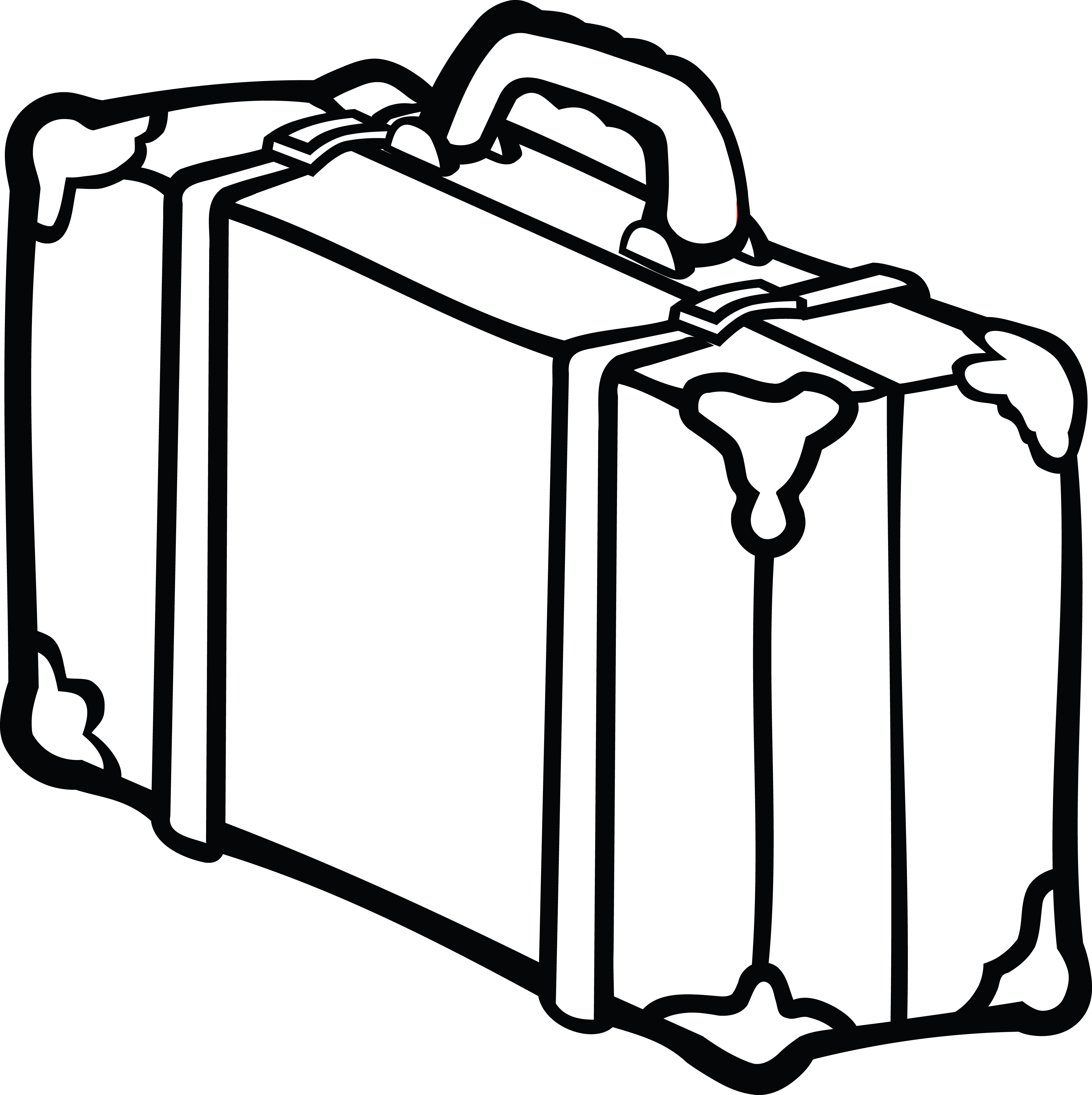 Detail Free Suitcase Clip Art Nomer 3