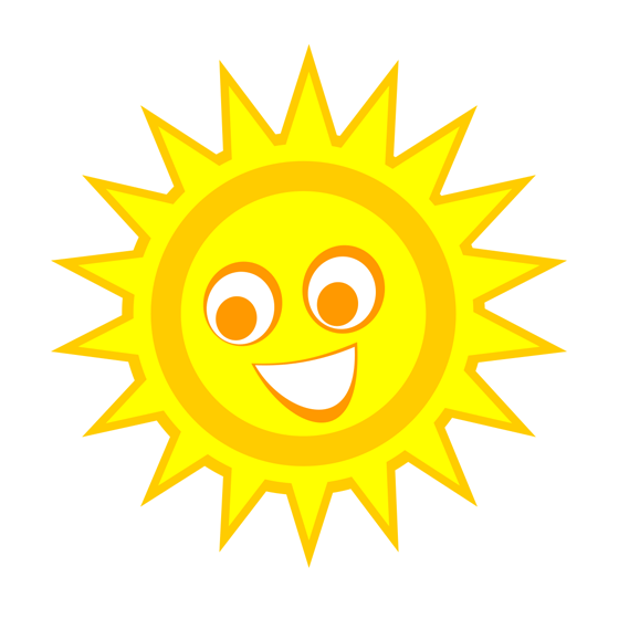 Detail Free Sunshine Clipart Nomer 12