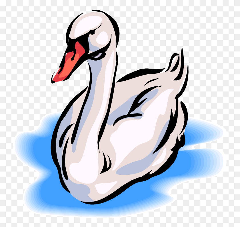 Detail Free Swan Clipart Nomer 10