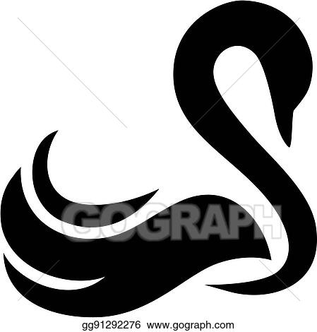 Detail Free Swan Clipart Nomer 34