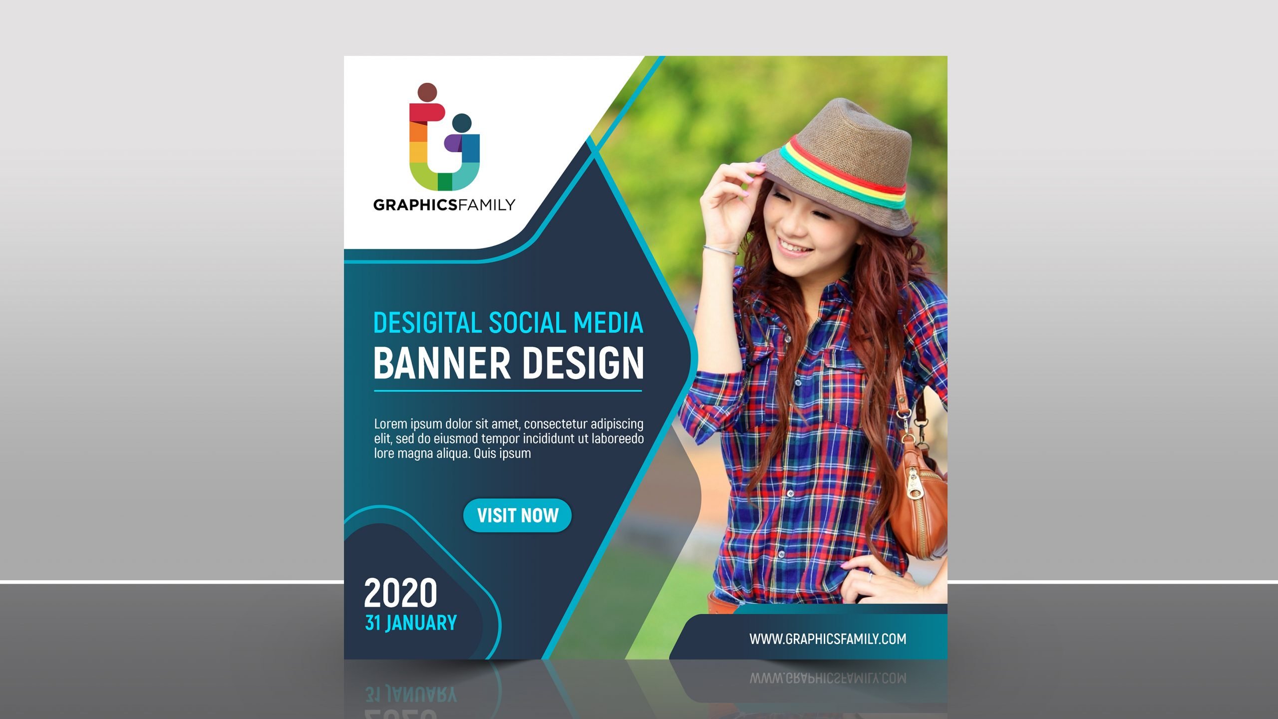 Detail Free Template Banner Psd Nomer 55