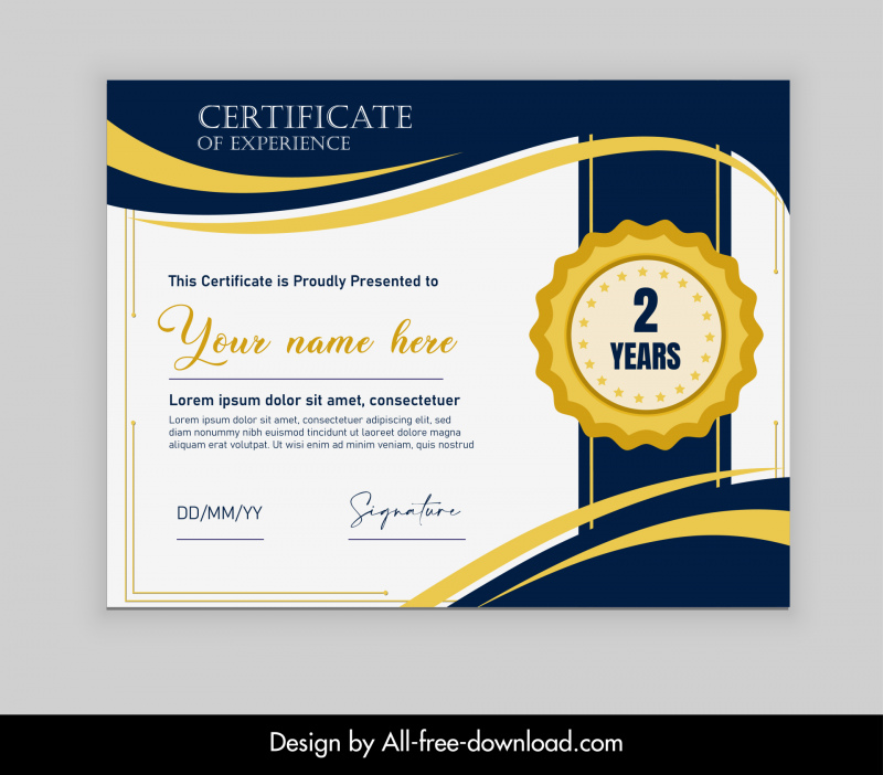 Detail Free Template Sertifikat Nomer 18