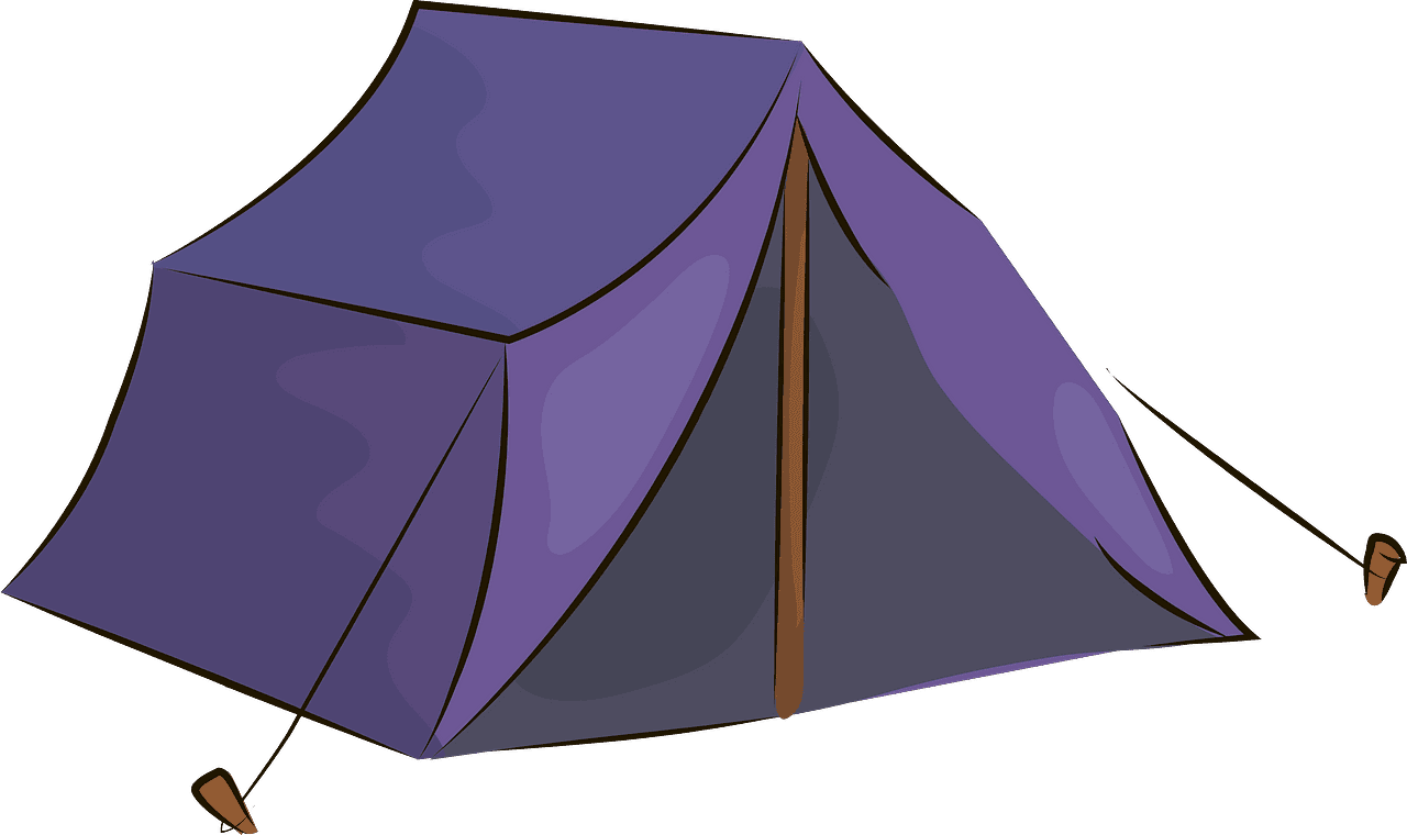 Detail Free Tent Clipart Nomer 13