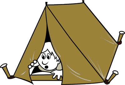 Detail Free Tent Clipart Nomer 18