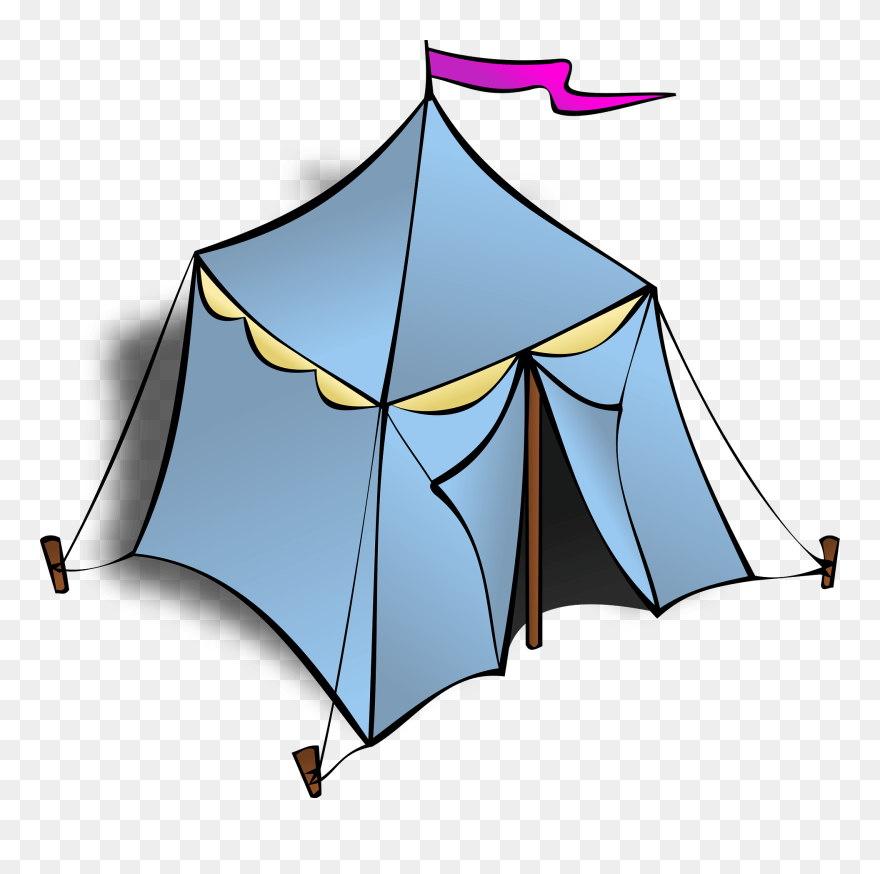 Detail Free Tent Clipart Nomer 21