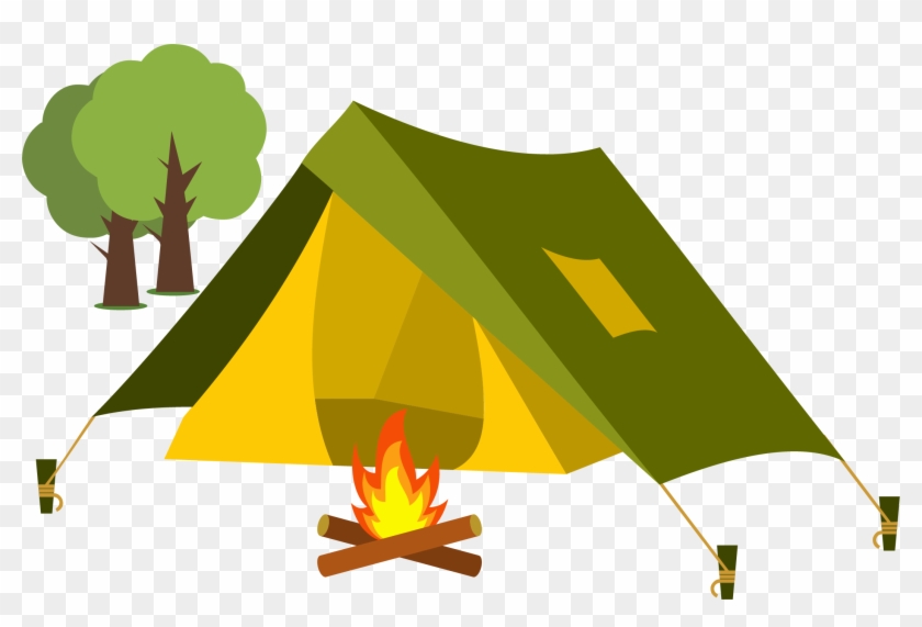 Detail Free Tent Clipart Nomer 23