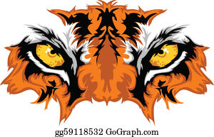 Detail Free Tiger Clipart Nomer 12