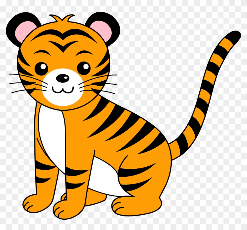 Detail Free Tiger Clipart Nomer 15