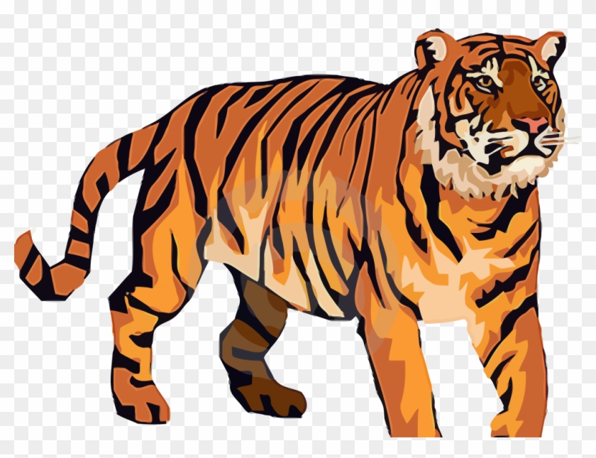 Detail Free Tiger Clipart Nomer 18