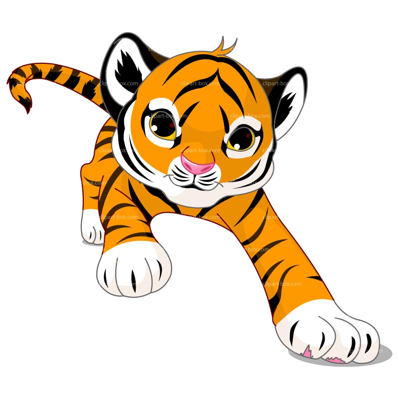 Detail Free Tiger Clipart Nomer 20