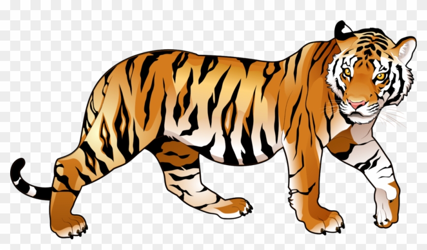 Detail Free Tiger Clipart Nomer 4