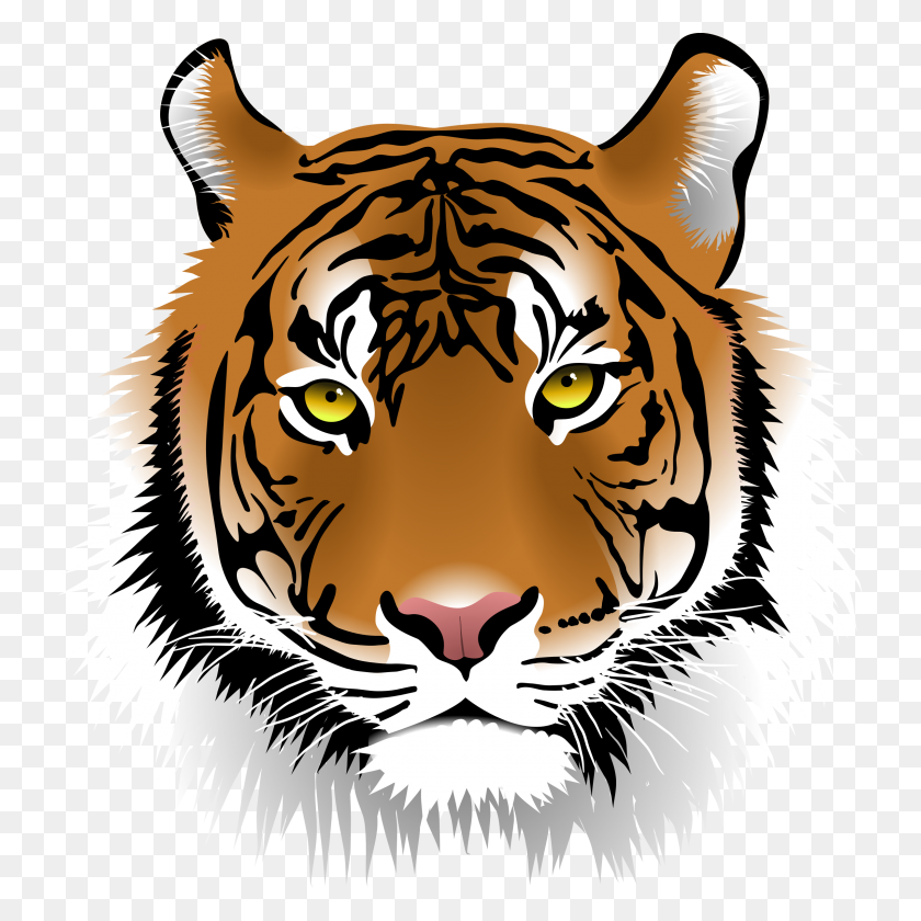 Detail Free Tiger Clipart Nomer 35