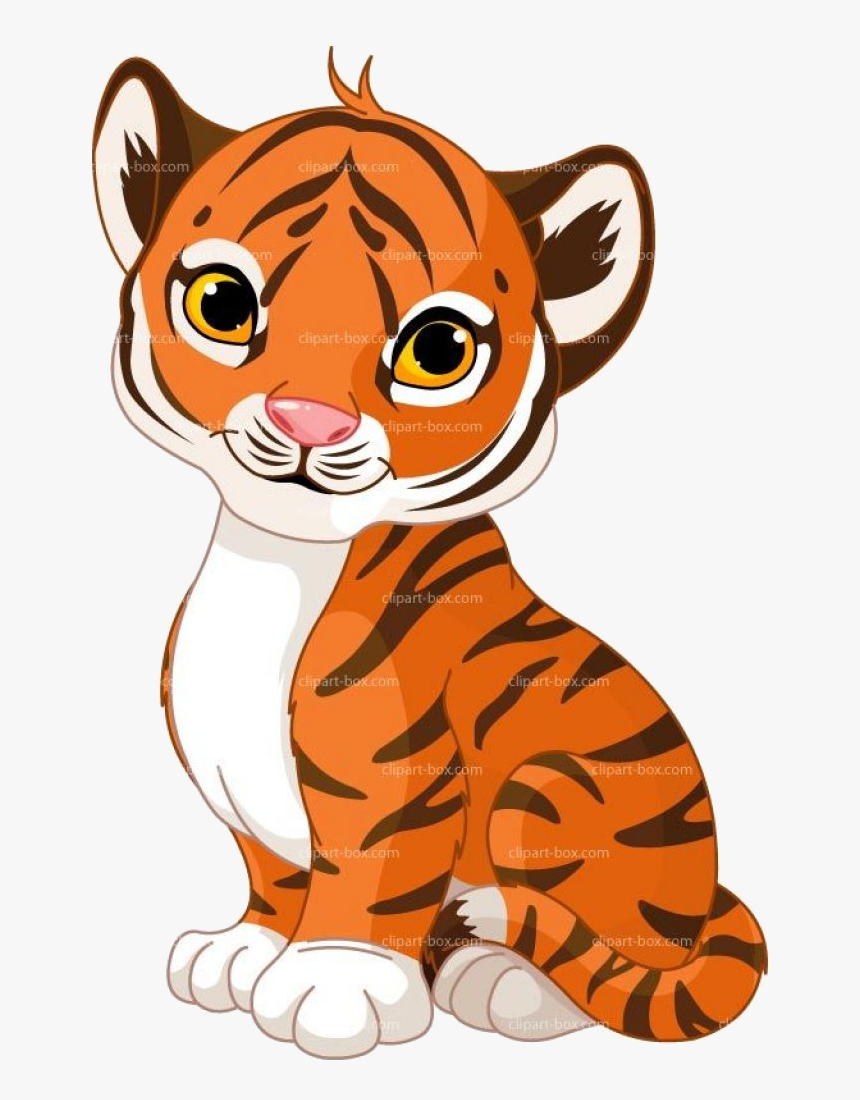 Detail Free Tiger Clipart Nomer 36