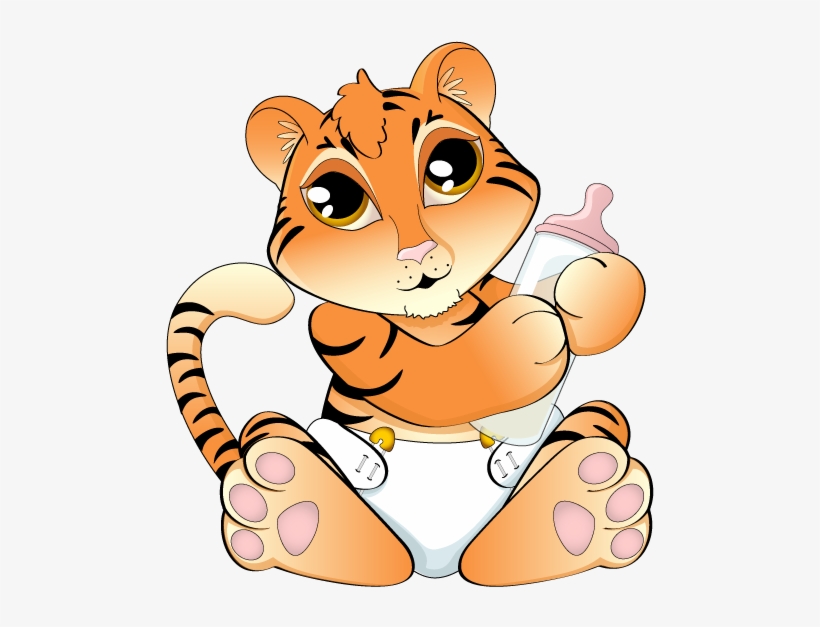 Detail Free Tiger Clipart Nomer 40