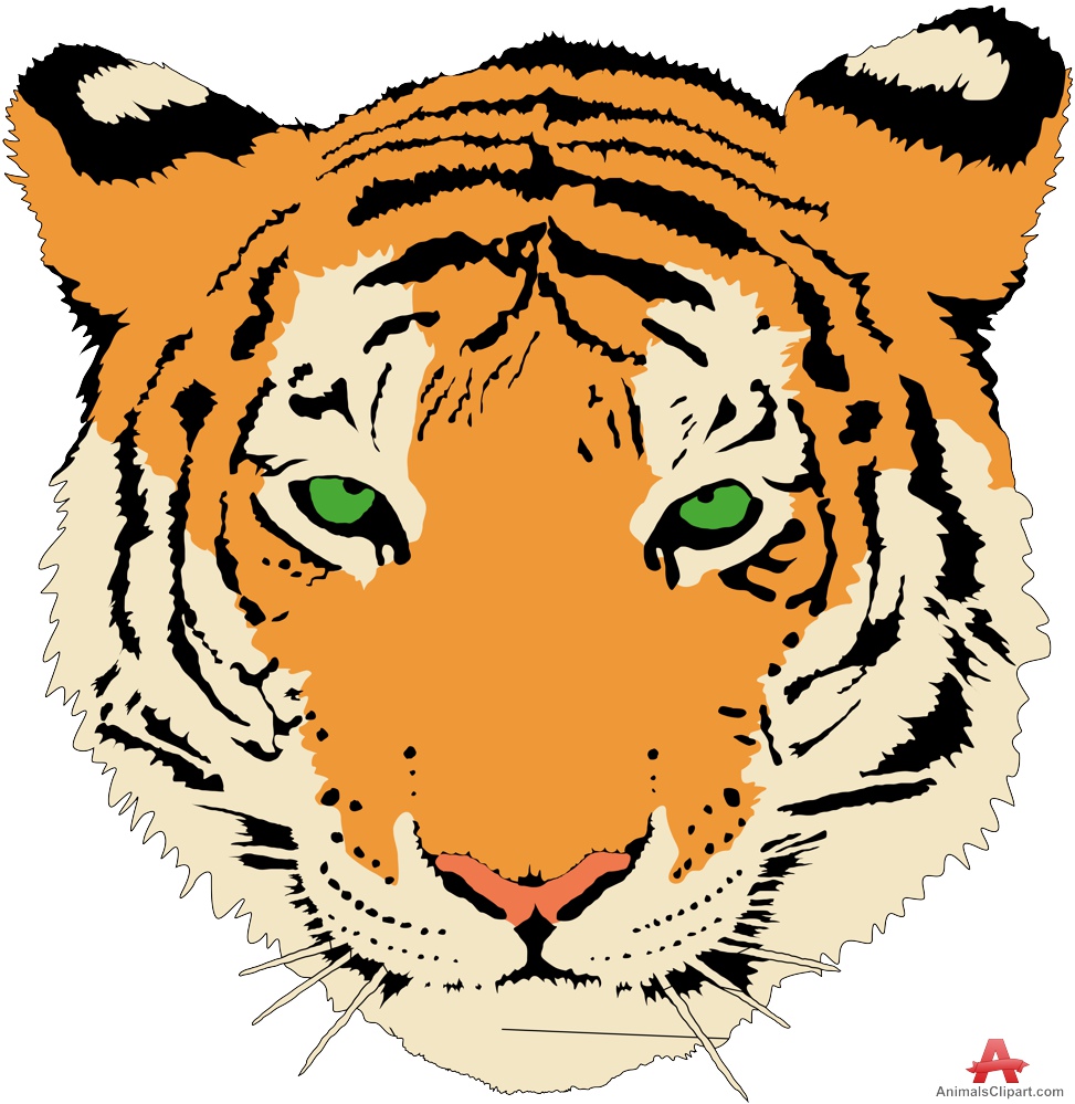 Detail Free Tiger Clipart Nomer 41