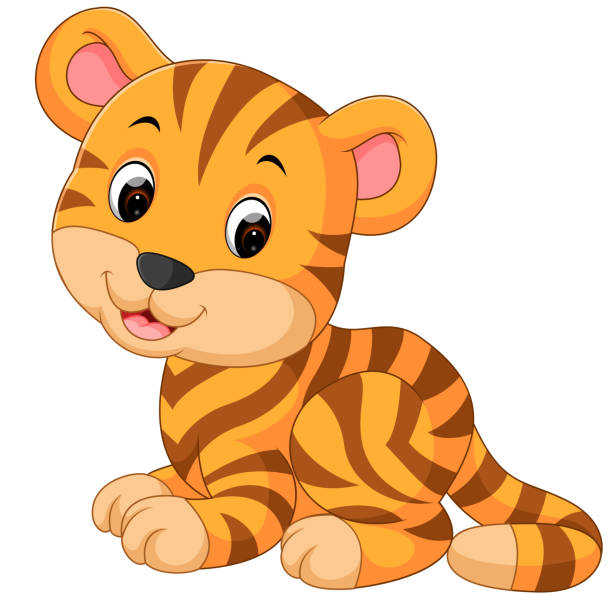 Detail Free Tiger Clipart Nomer 42