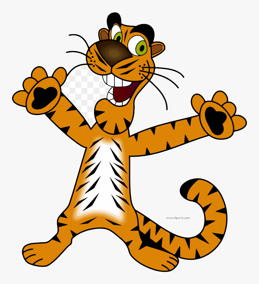 Detail Free Tiger Clipart Nomer 47