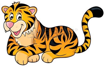 Detail Free Tiger Clipart Nomer 7