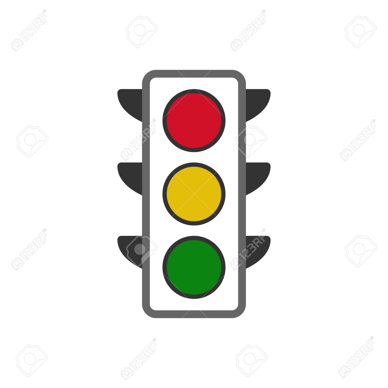 Detail Free Traffic Light Clipart Nomer 36