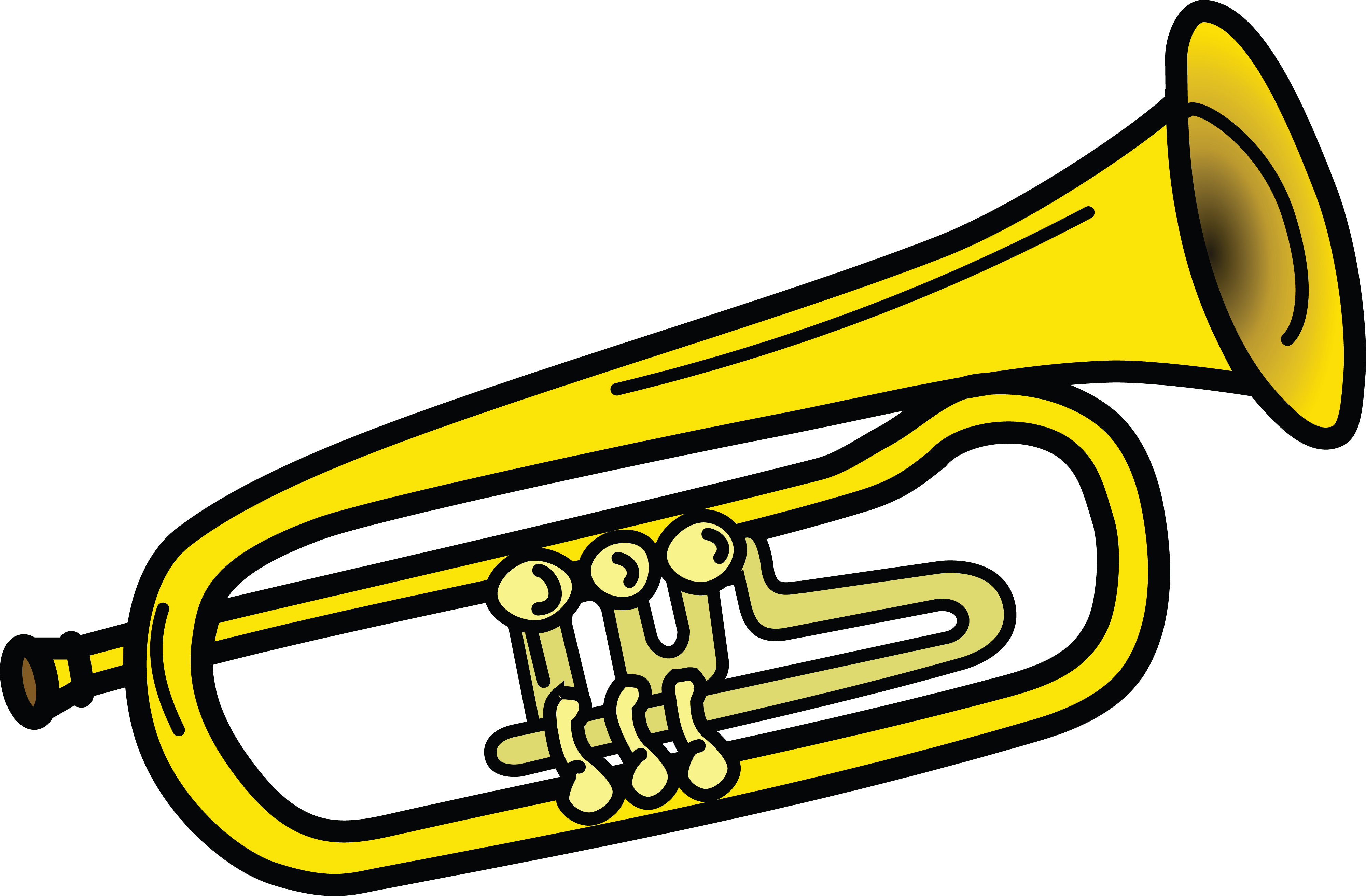 Detail Free Trumpet Clipart Nomer 2