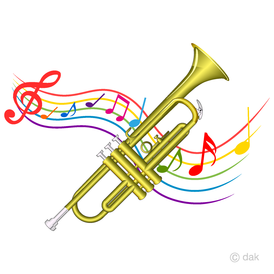 Detail Free Trumpet Clipart Nomer 22