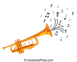 Detail Free Trumpet Clipart Nomer 28