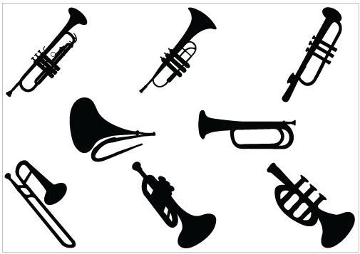 Detail Free Trumpet Clipart Nomer 29