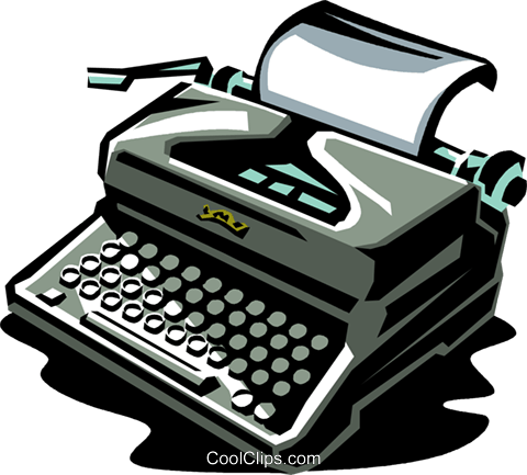 Detail Free Typewriter Clipart Nomer 11