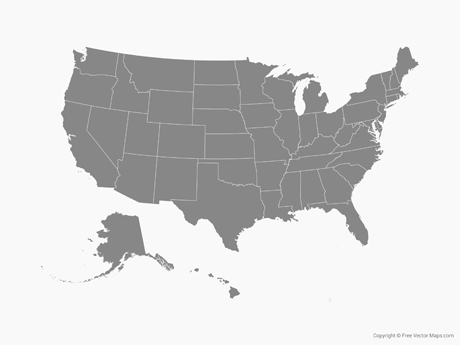 Detail Free Us Map Nomer 12