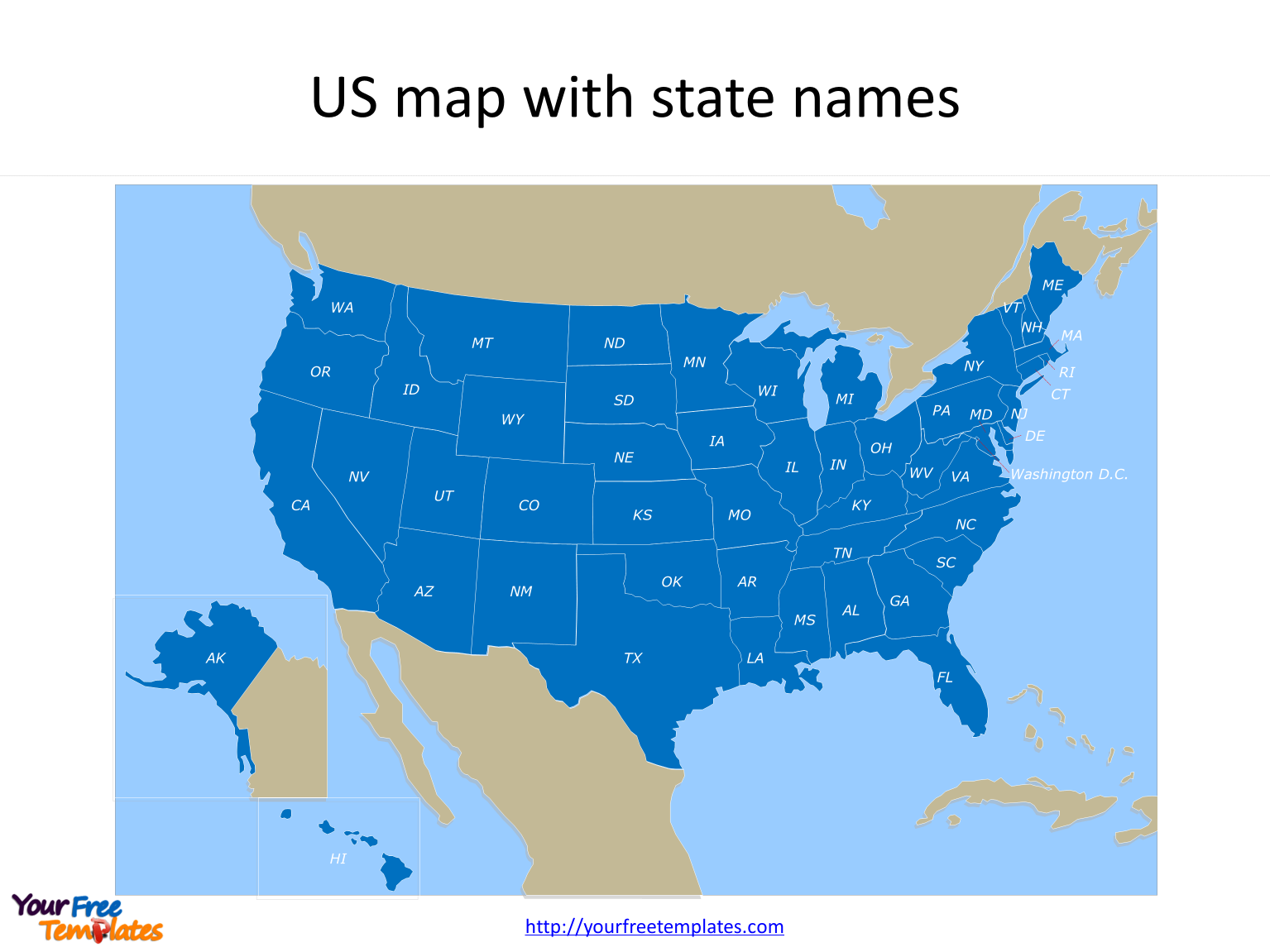 Detail Free Us Map Nomer 28