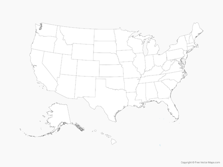 Detail Free Us Map Nomer 39