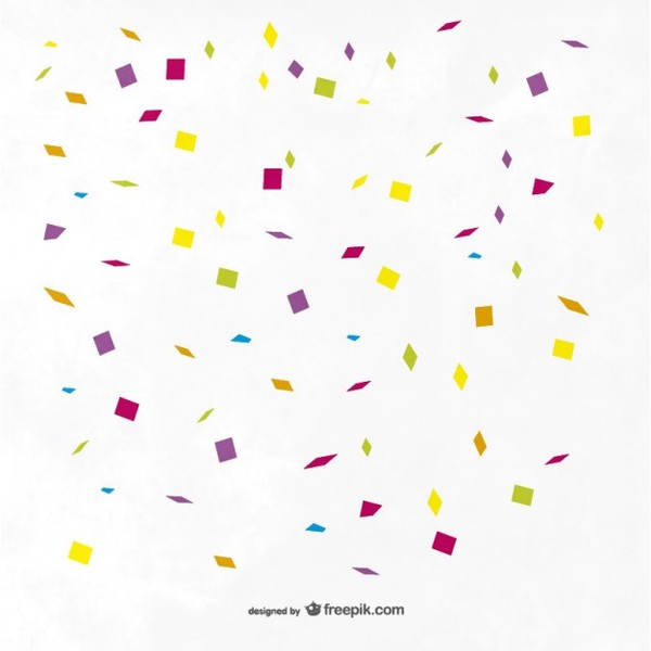 Detail Free Vector Confetti Background Nomer 16