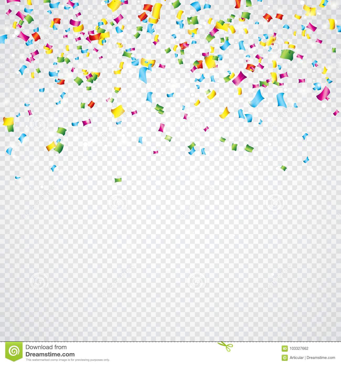 Detail Free Vector Confetti Background Nomer 4