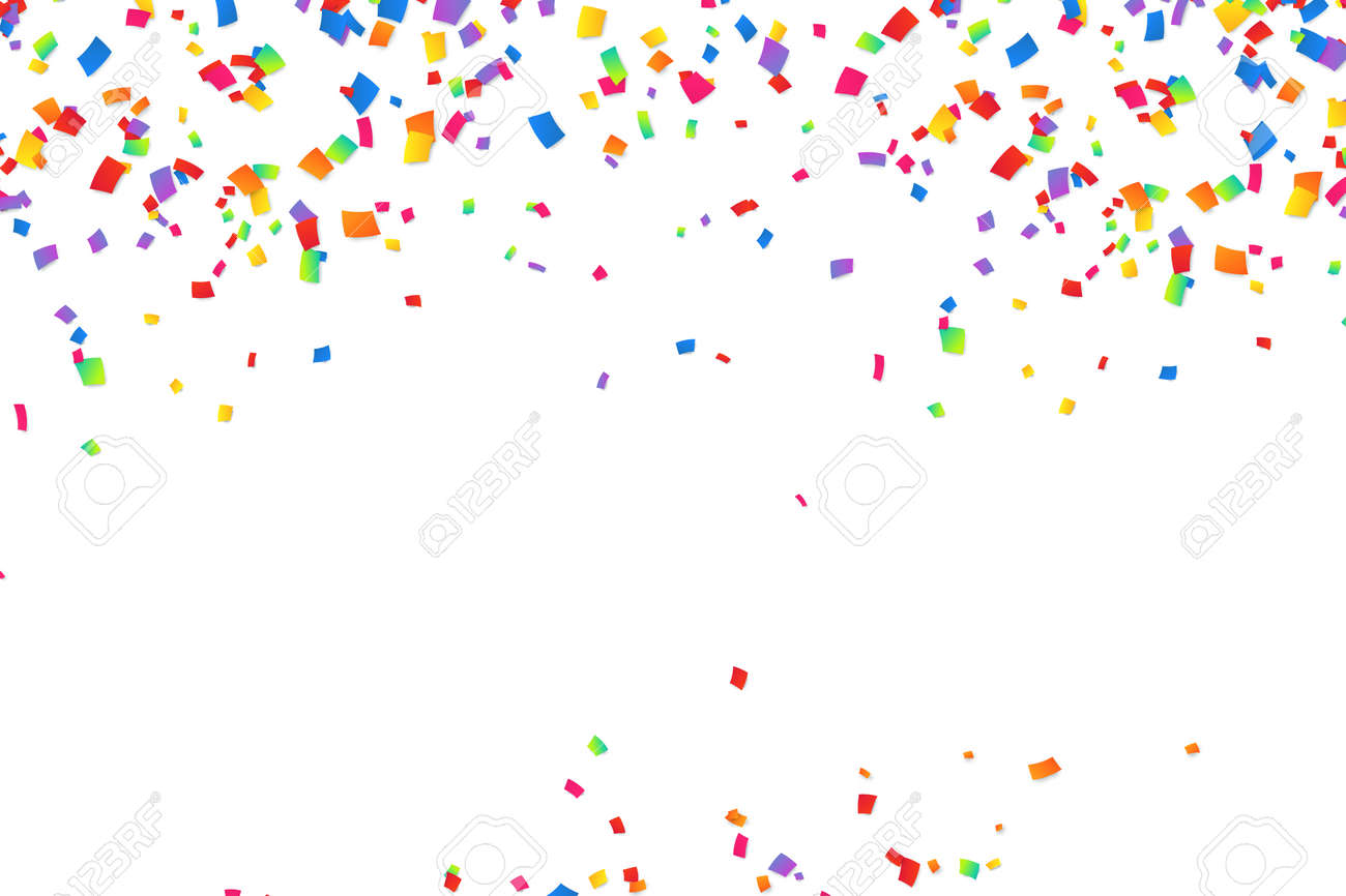 Detail Free Vector Confetti Background Nomer 30
