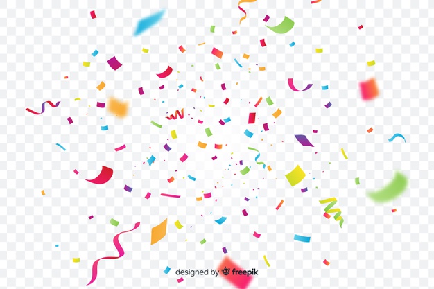 Detail Free Vector Confetti Background Nomer 35