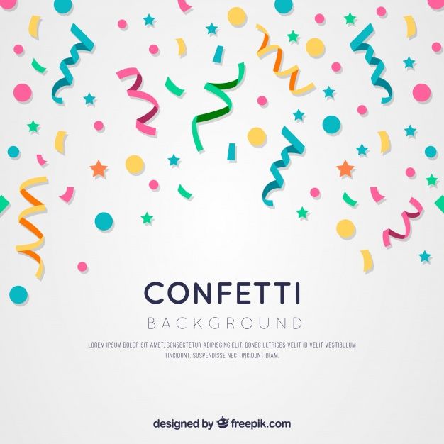 Detail Free Vector Confetti Background Nomer 49