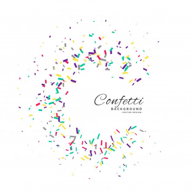 Detail Free Vector Confetti Background Nomer 58