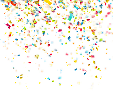 Detail Free Vector Confetti Background Nomer 9