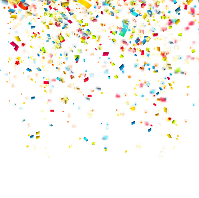 Detail Free Vector Confetti Background Nomer 9