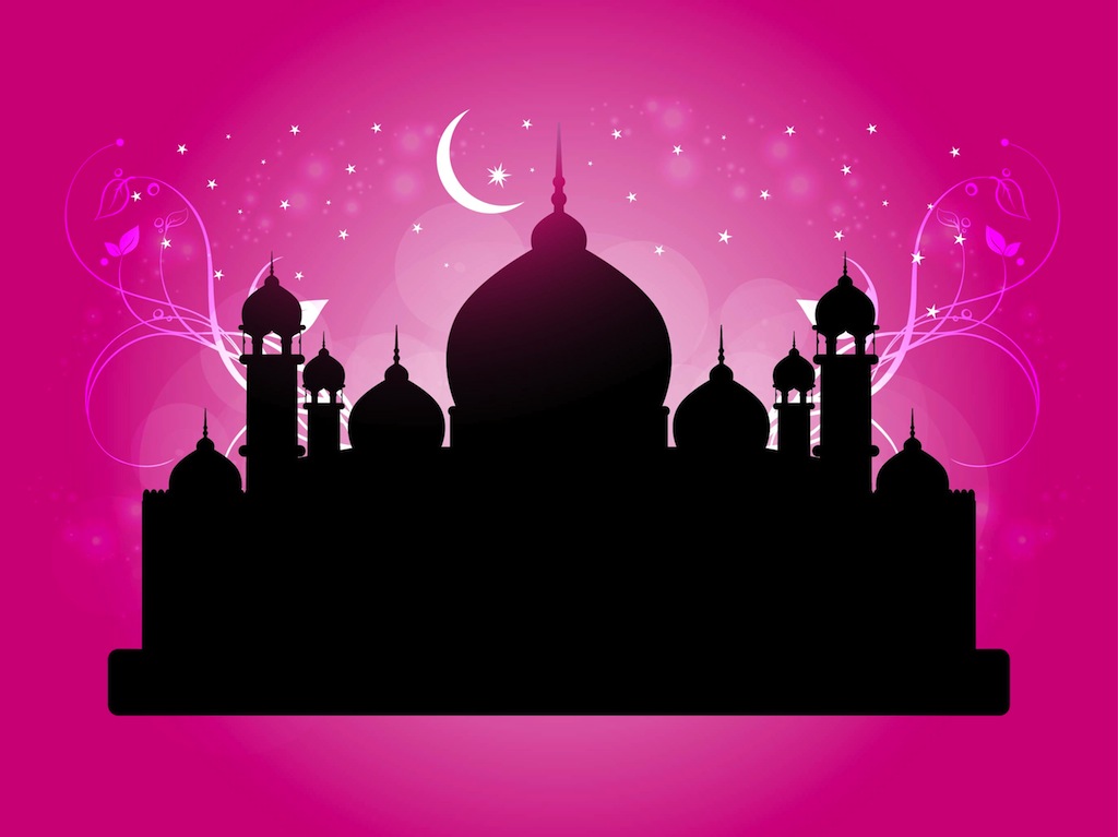 Detail Free Vector Mosque Nomer 57