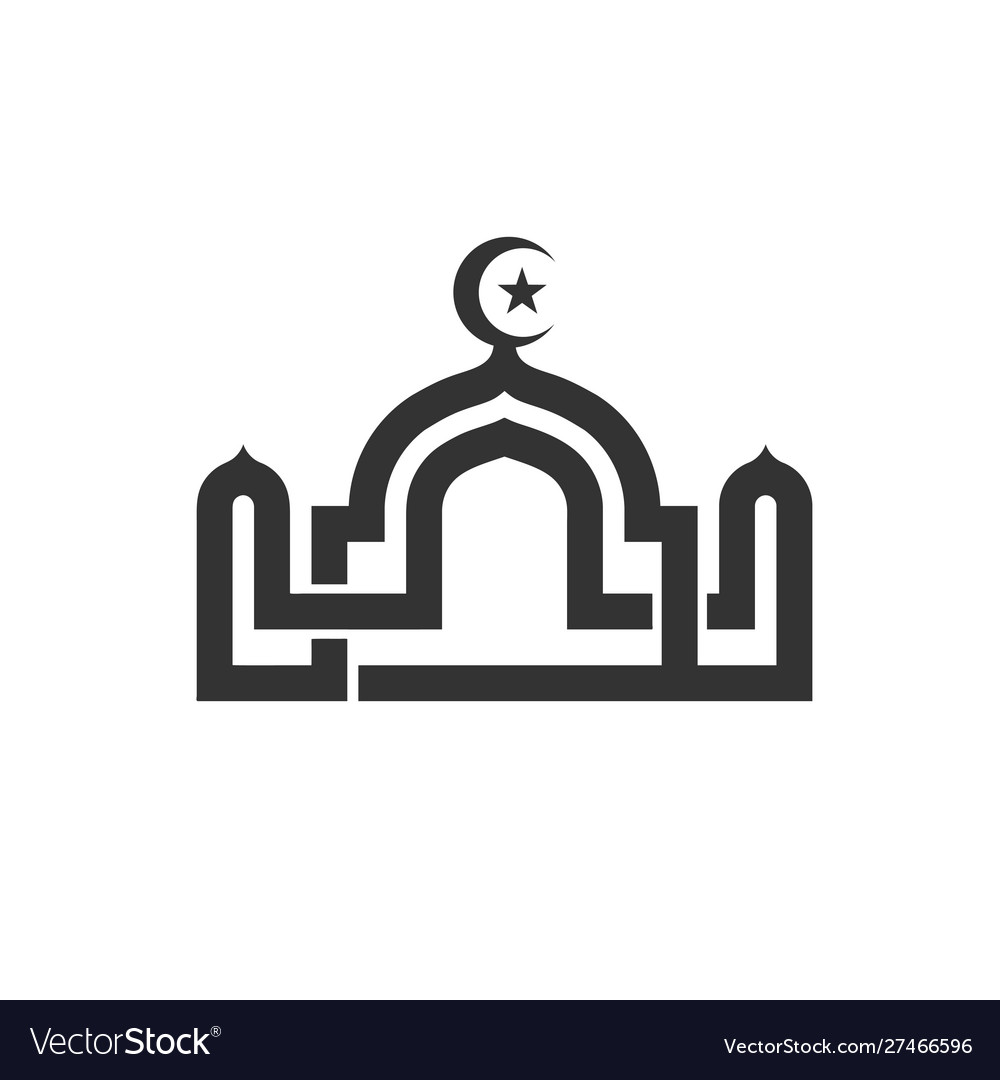 Detail Free Vector Mosque Nomer 8