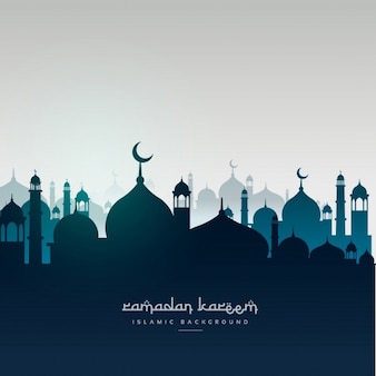 Detail Free Vector Mosque Nomer 10
