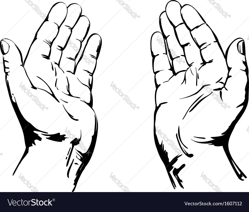 Detail Free Vector Praying Hands Nomer 3