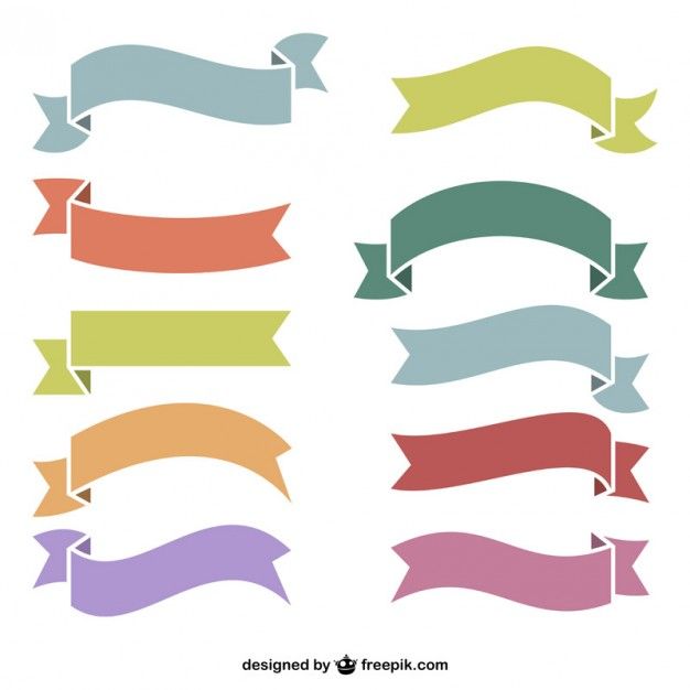 Detail Free Vector Ribbon Banner Nomer 17