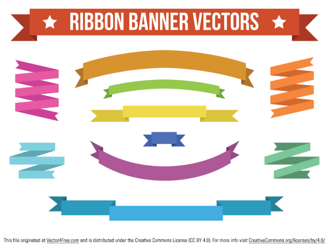 Detail Free Vector Ribbon Banner Nomer 29