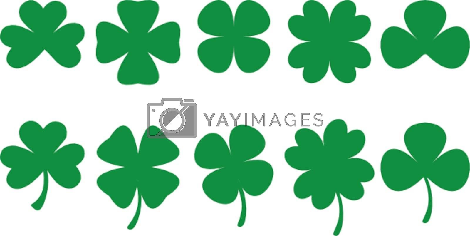 Detail Free Vector Shamrock Nomer 51