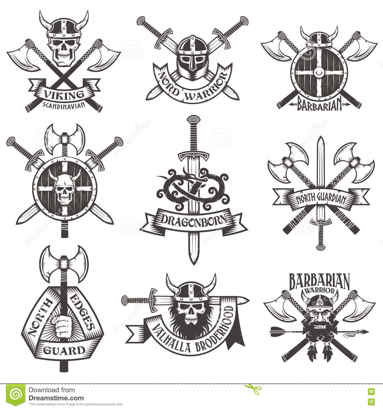Detail Free Viking Logos Nomer 35