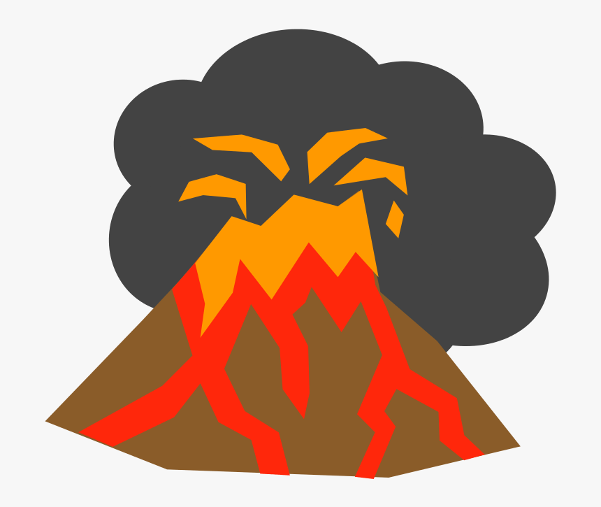 Detail Free Volcano Clipart Nomer 17