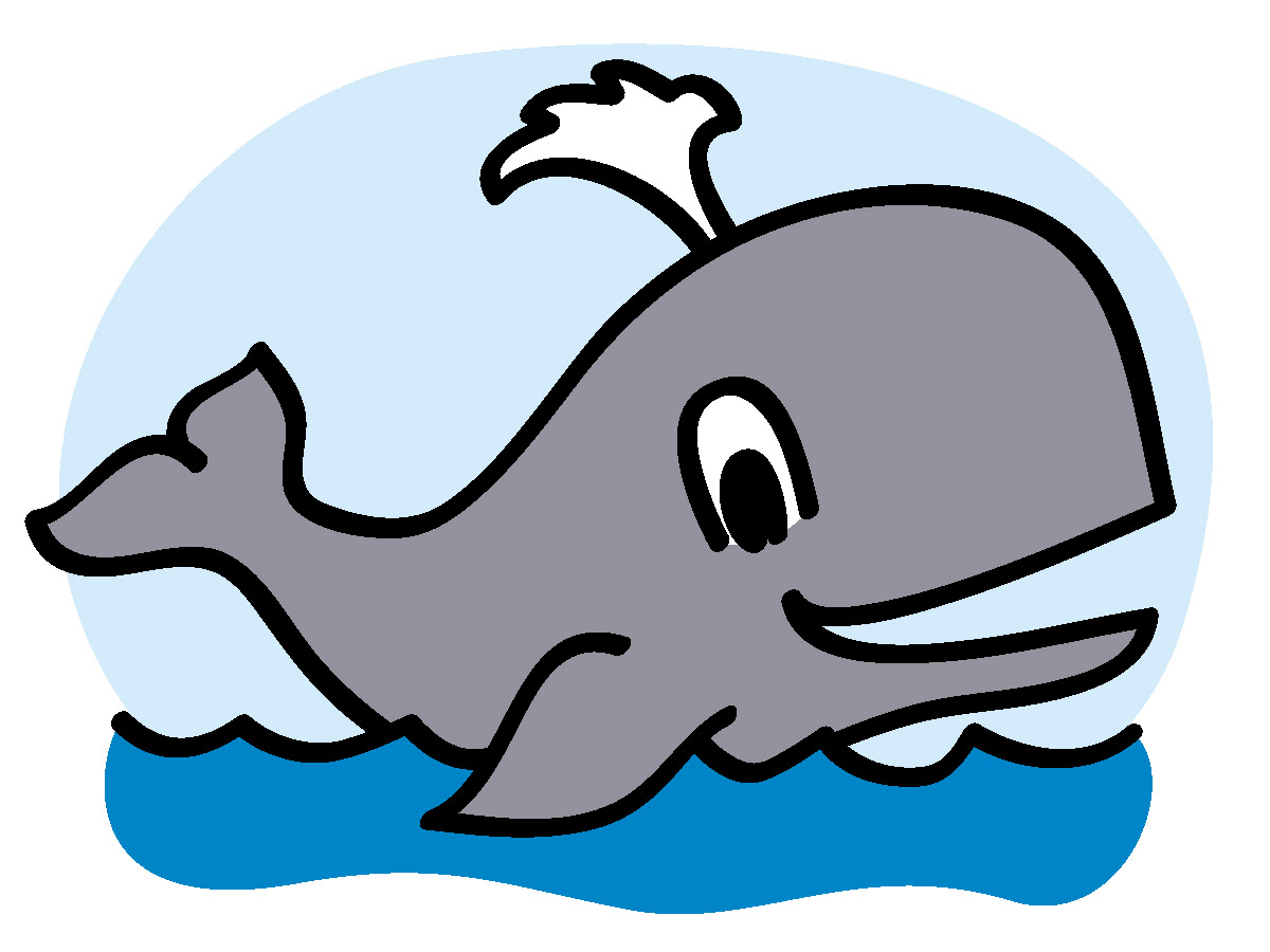 Detail Free Whale Clipart Nomer 7